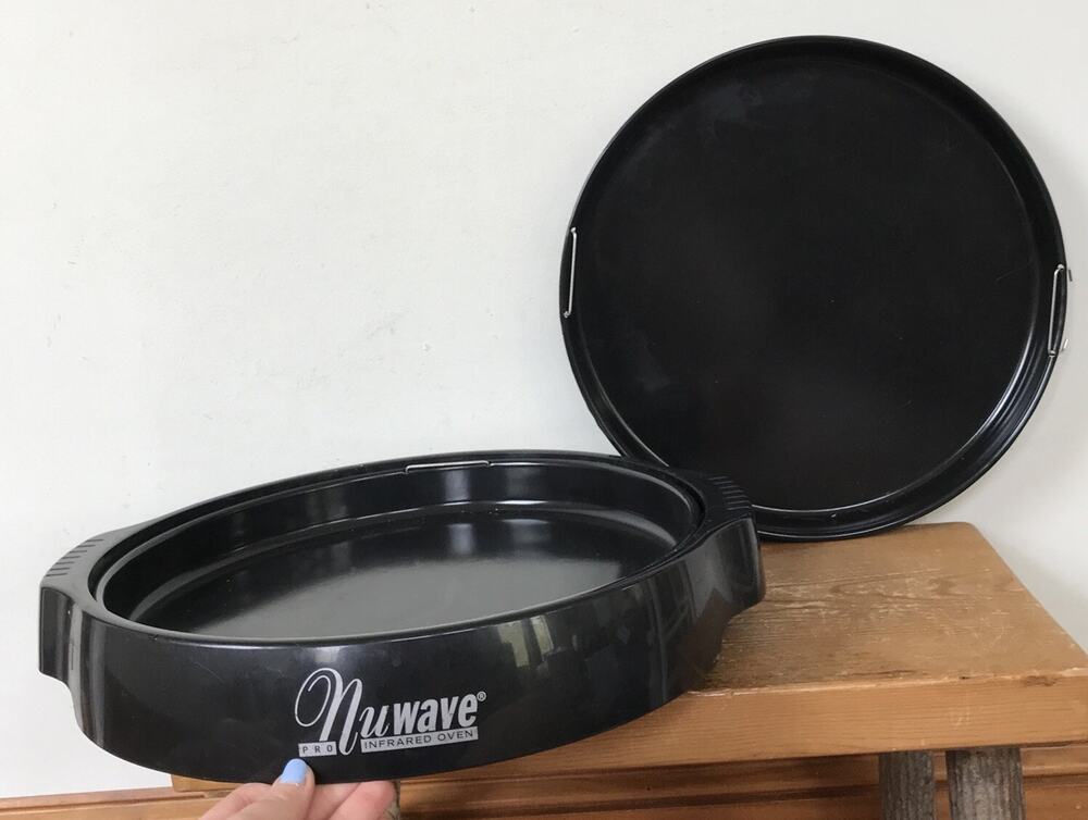 NuWave Pro Infrared Oven Base w/ 2 Drip Trays ONLY Replacement Parts Black